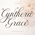 Cynthera Grace Font - Featured Image