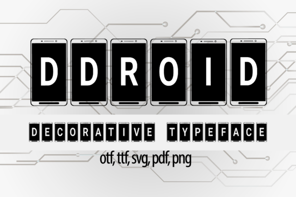 DDroid Font - Featured Image