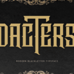 Dacters Font - Featured Image
