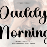 Daddy Morning Font - Featured Image