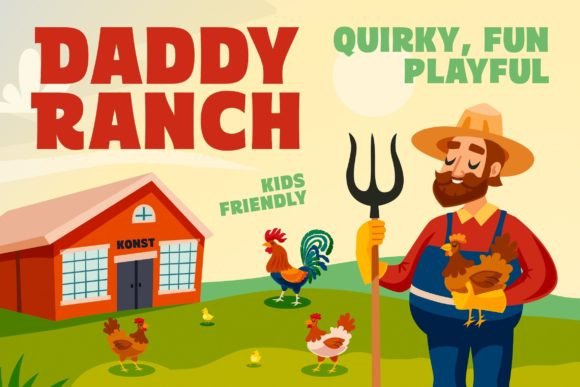 Daddy Ranch Font - Featured Image