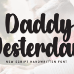 Daddy Yesterday Font - Featured Image