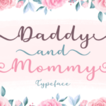 Daddy and Mommy Font - Featured Image