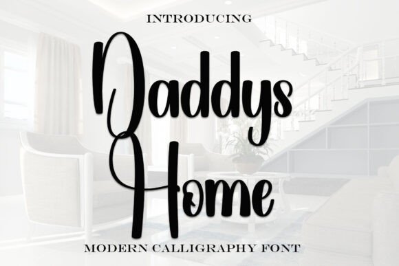 Daddys Home Font - Featured Image