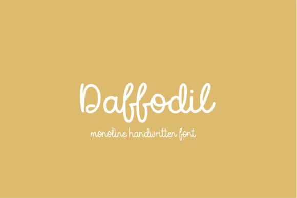 Daffodil Font - Featured Image