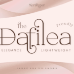 Dafilea Font - Featured Image
