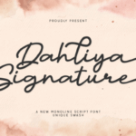 Dahliya Signature Font - Featured Image