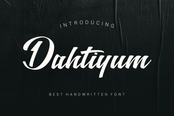 Dahtiyum Font - Featured Image