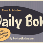 Daily Bold Font - Featured Image
