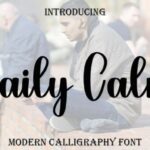 Daily Calm Font - Featured Image