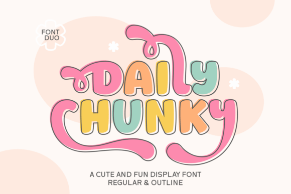 Daily Chunky Font - Featured Image