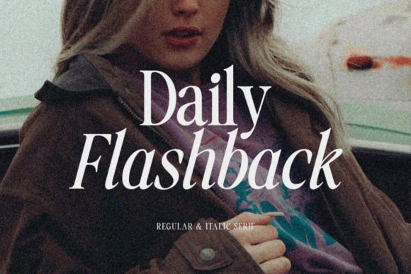 Daily Flashback Font - Featured Image