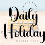 Daily Holiday Font - Featured Image