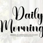 Daily Morning Font - Featured Image