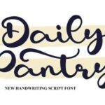 Daily Pantry Font - Featured Image