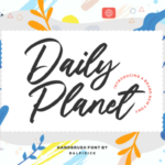 Daily Planet Font - Featured Image