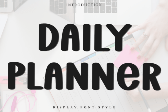 Daily Planner Font - Featured Image