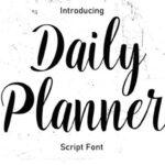 Daily Planner Font - Featured Image