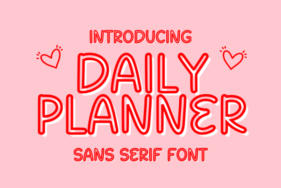 Daily Planner Font - Featured Image