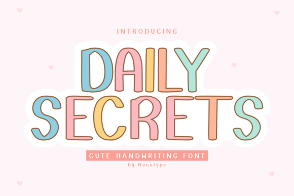 Daily Secrets Font - Featured Image