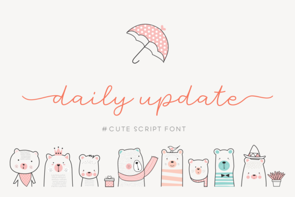 Daily Update Font - Featured Image
