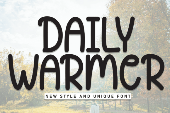 Daily Warmer Font - Featured Image
