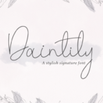 Daintily Font - Featured Image