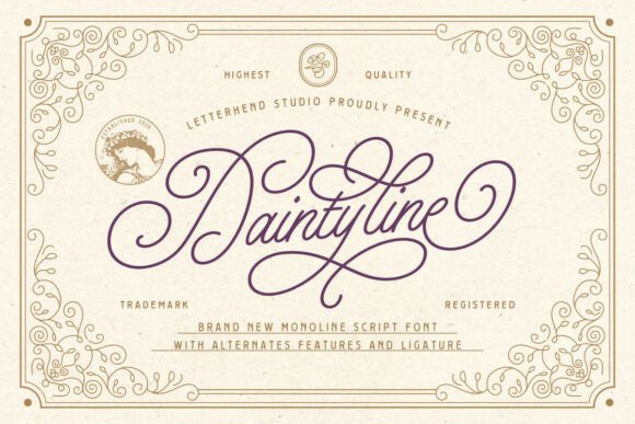 Daintyline Font - Featured Image