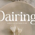 Dairing Font - Featured Image