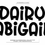 Dairy Abigail Font - Featured Image