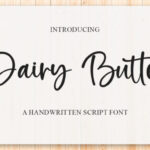 Dairy Butter Font - Featured Image