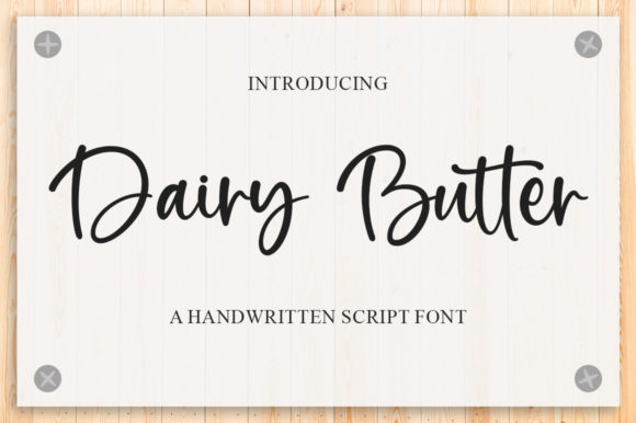 Dairy Butter Font - Featured Image