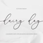Dairy Day Font - Featured Image