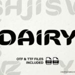Dairy Font - Featured Image