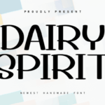 Dairy Spirit Font - Featured Image
