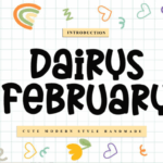 Dairys February Font - Featured Image