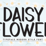 Daisy Flower Font - Featured Image