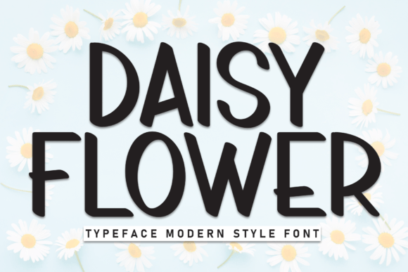 Daisy Flower Font - Featured Image