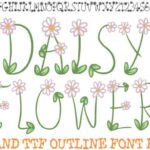 Daisy Flower Font - Featured Image