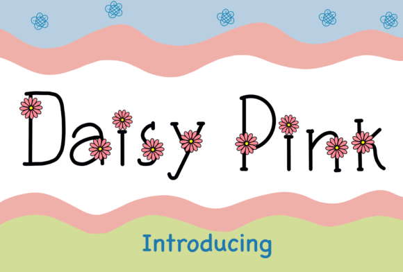 Daisy Pink Font - Featured Image