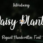 Daisy Plants Font - Featured Image