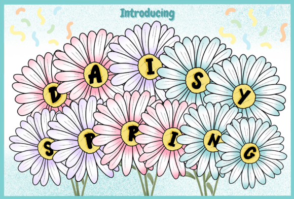 Daisy Spring Font - Featured Image