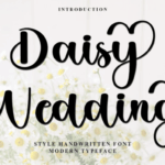 Daisy Wedding Font - Featured Image