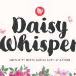 Daisy Whisper Font - Featured Image