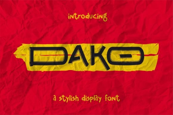 Dako Font - Featured Image