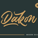 Dakon Font - Featured Image