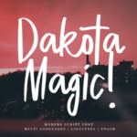 Dakota Magic Font - Featured Image