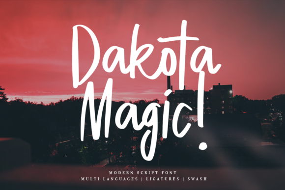 Dakota Magic Font - Featured Image
