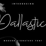 Dallastic Script Font - Featured Image
