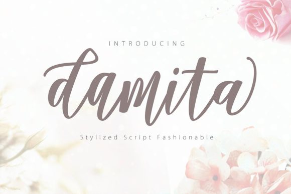 Damita Script Font - Featured Image